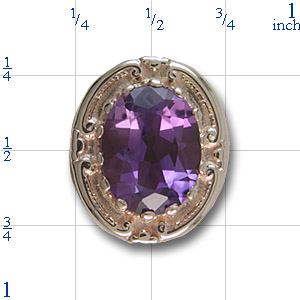 80884 Amethyst Bracelet Slide 